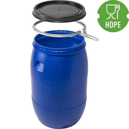 Barril para col 85L, azul con aro - 3