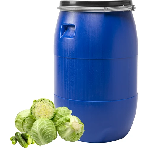 Barril para col 85L, azul con aro - 2