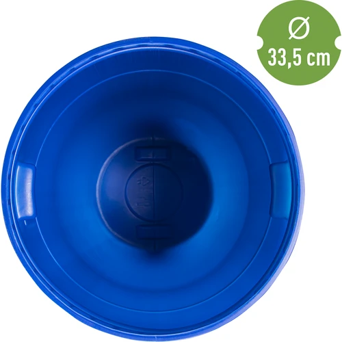Barril para col 85L, azul con aro - 4