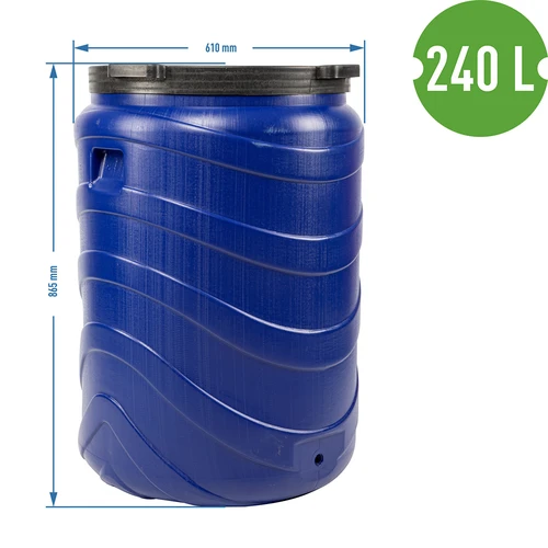 Barril para encurtidos 240L azul - 9