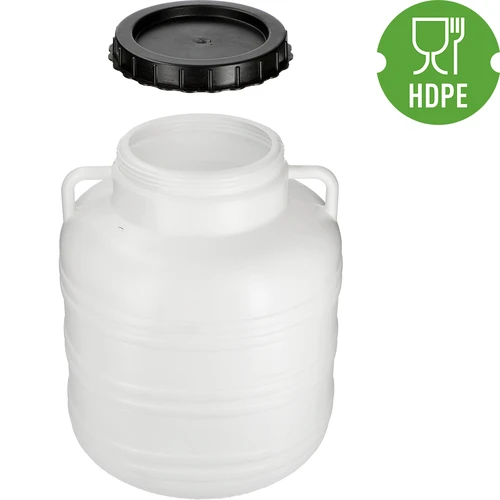 Barril para Encurtidos - blanco, asas, 40 L - 2