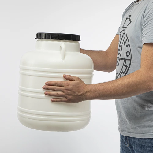 Barril para Encurtidos - blanco, asas, 40 L - 9