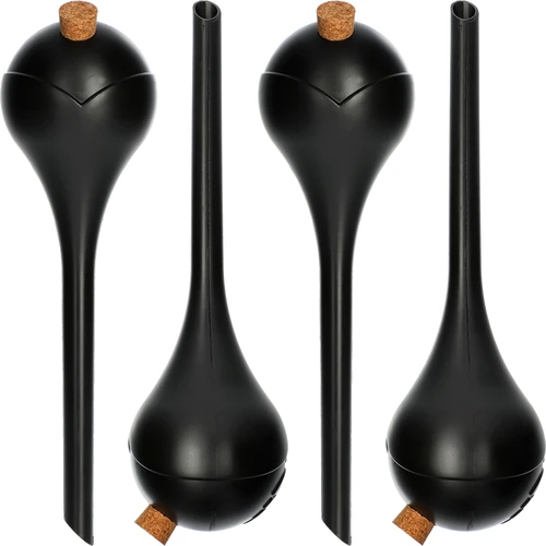 Bolas de riego NEGRAS con tapón 4 piezas