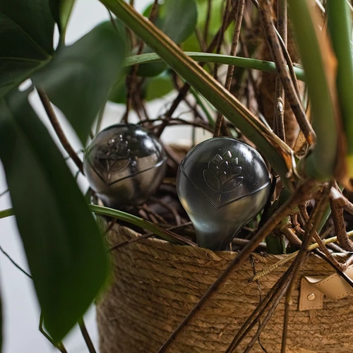 Bolas de riego TRANSPARENTES NEGRAS 4 uds. - 13