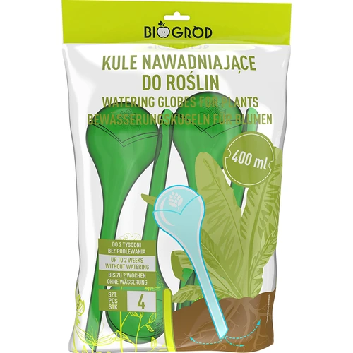 Bolas de riego TRANSPARENTES VERDES 4 uds. - 3