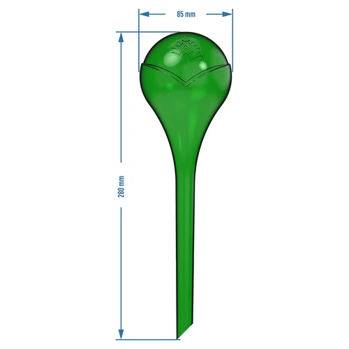Bolas de riego TRANSPARENTES VERDES 4 uds. - 5