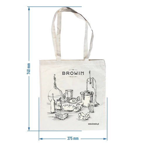 Bolsa de algodón - boceto de procesamiento casero - 2