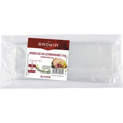 Bolsas de plástico para prensa de jamón 3,0 kg - 20 unidades