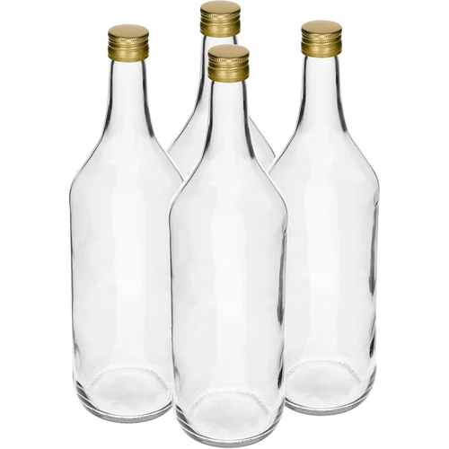 Botella 1L de Mesa con tapa fi28 4uds