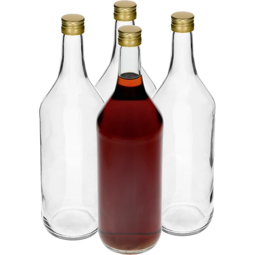 Botella 1L de Mesa con tapa fi28 4uds - 2