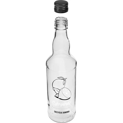 Botella de 500 ml con tapón de rosca, estampado «Cytrynówka», 1 ud. - 3