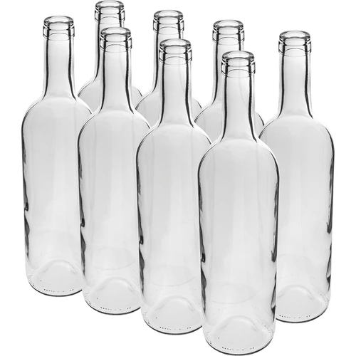 Botella Blanca para vino 750ml - paquete de 8 uds.