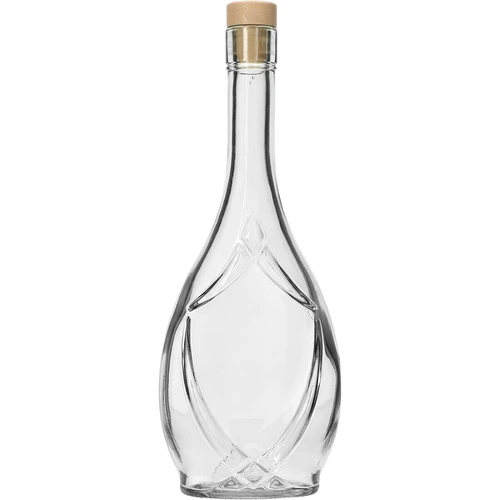 Botella decorativa ICONA 500 ml, con tapón tipo seta, 1 ud.