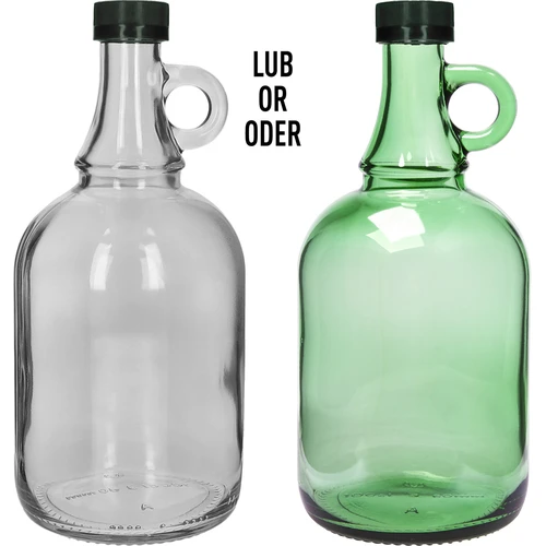Botella Gallone 1L sin trenzado, con tapa - 3