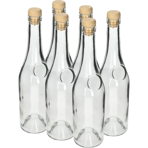 Botella Herbowa 500 ml con tapón de corcho tipo seta, 1 unidad - 7