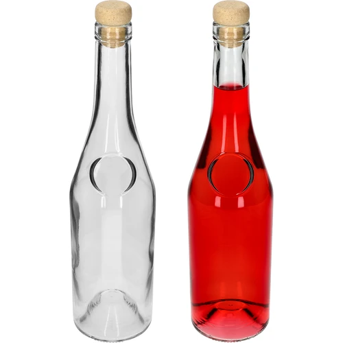 Botella Herbowa 500 ml con tapón de corcho tipo seta, 1 unidad - 3