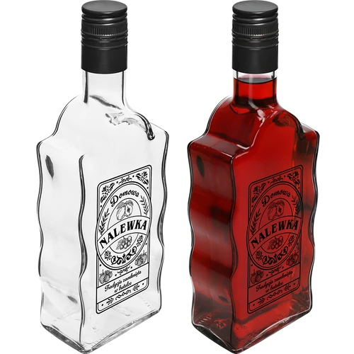 Botella Monacal 500 ml con tapón de rosca, estampado «Nalewka», 1 ud. - 3