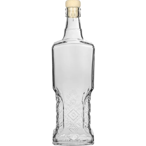 Botella Kredensowa 500 ml con tapón de corcho