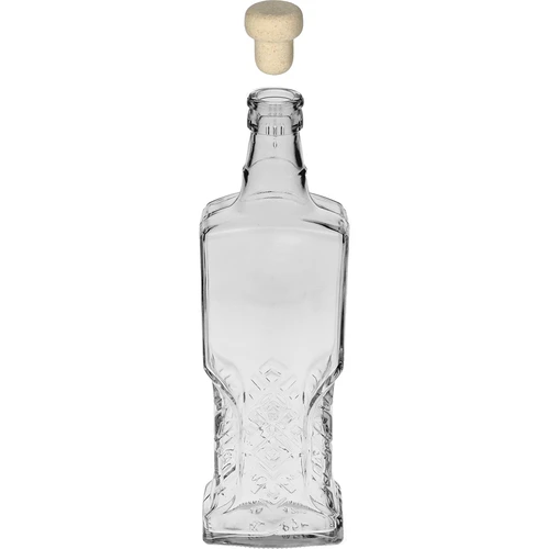 Botella Kredensowa 500 ml con tapón de corcho - 2