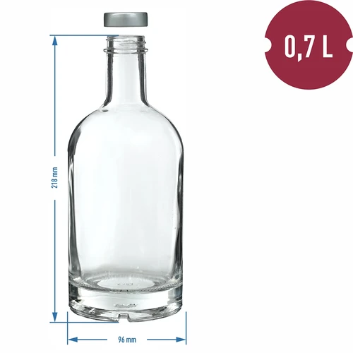 Botella Miss Barku 700 ml con tapón de rosca, 1 unidad - 5
