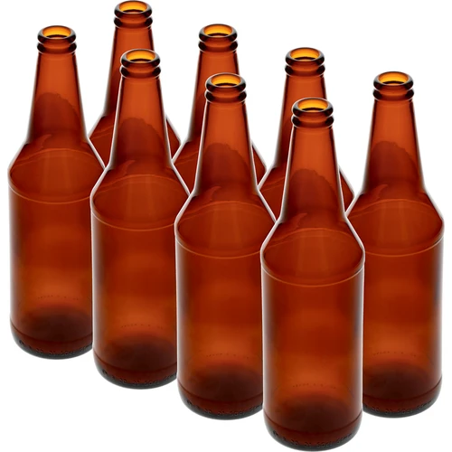 Botella para cerveza de 500 ml - pack de 8 unidades