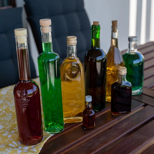 Botella para licores petaca con tapa 200ml 10uds - 11