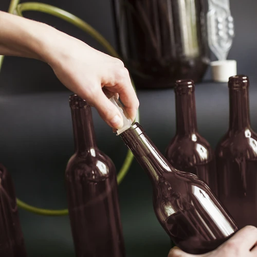 Botella para vino 750ml marrón - paquete de 8 unidades - 9