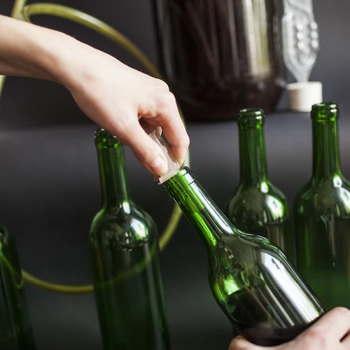 Botella para vino 750ml verde - paquete de 8 unidades. - 10