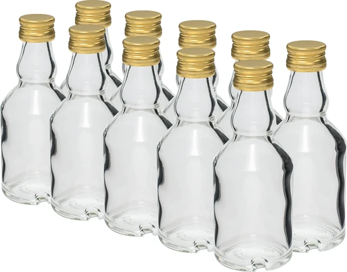 Botella Pequeña 50ml con tapa - 10 uds.