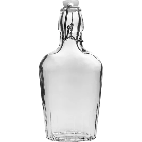 Botella petaca 250ml con cierre hermético.