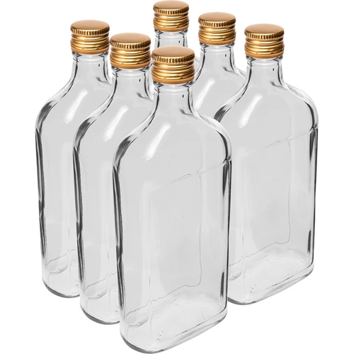 Botella Petaca 500ml con tapa - 6 uds.