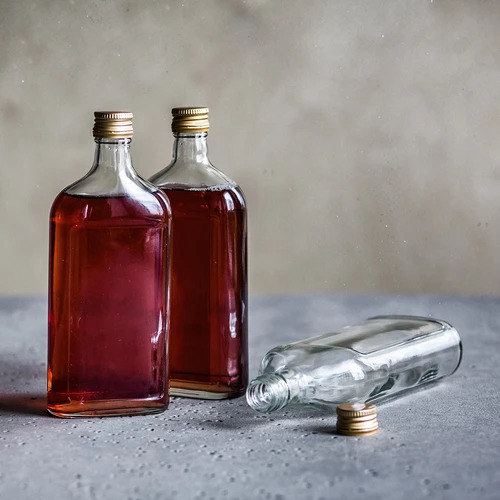 Botella Petaca 500ml con tapa - 6 uds. - 12