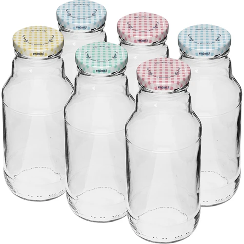 Botella TO para jugo 330ml con tapa fi43 - 6 uds.