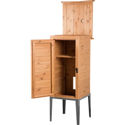 Cámara de ahumado de alerce, 200 L, con base de acero inoxidable - 2
