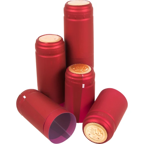 Capuchones con perforación rojos fi31mm 100uds.