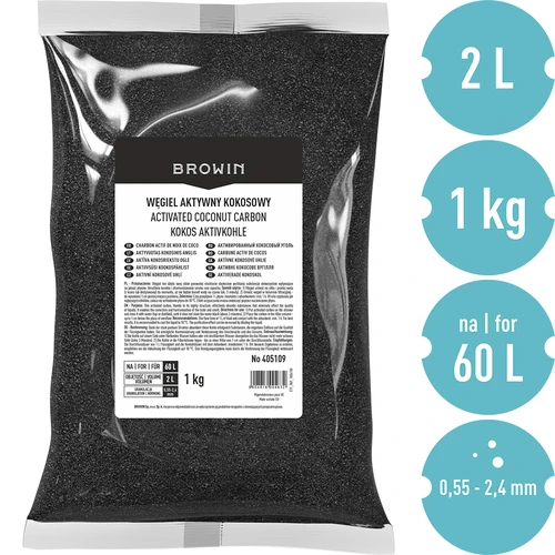 Carbón activado de coco 1 kg - 3