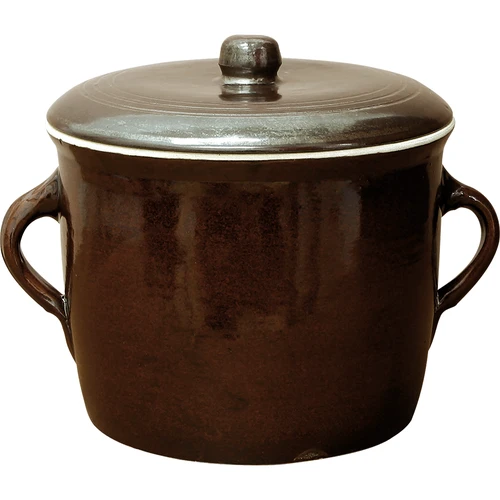 Cerámica - olla 5l simple con tapa