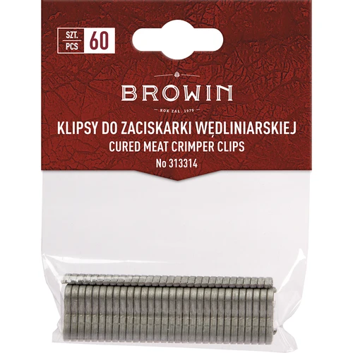 Clips para engarzadora de embutidos - 60 uds