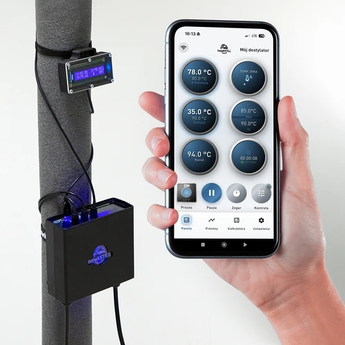 Conjunto de destilación hawkSTILL «Dedos fríos» 60 L + sistema Wi‑Fi IQ con pantalla LCD - 3