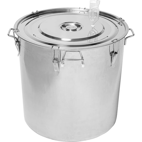Contenedor de acero inoxidable 161L con tapa - 3