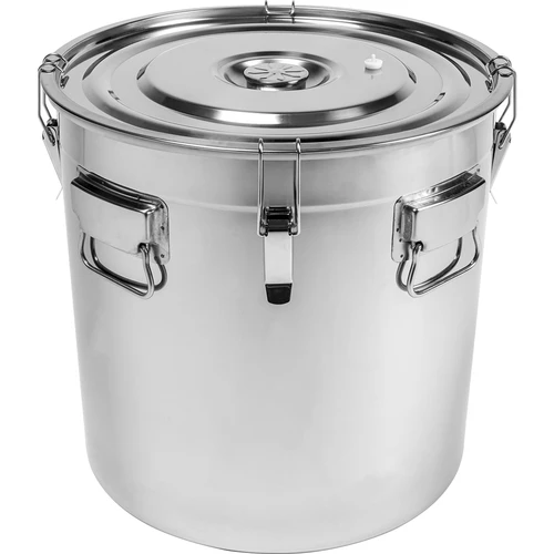 Contenedor de acero inoxidable de 60 l con tapa - 2