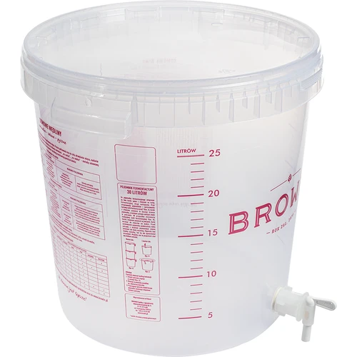 Contenedor de fermentación de 30L con tapa y grifo - 2
