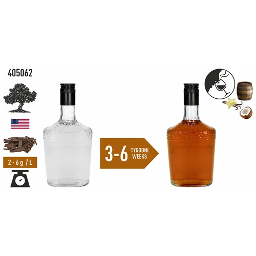 Copos de roble americano muy tostados 500 g - 6