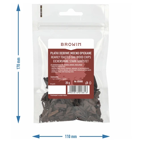Copos de roble muy tostados 20g - 7