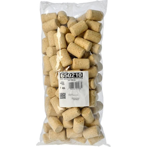 Corcho aglomerado, cilíndrico fi24mm -100uds. - 2