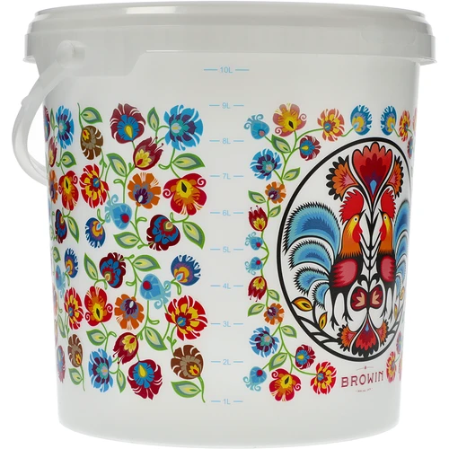 Cubo alimentario GWIOZDA - con tapa, 10 L - 3