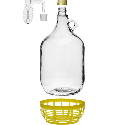 Dama 5L con tapón y tubo de fermentación y acc. - 3