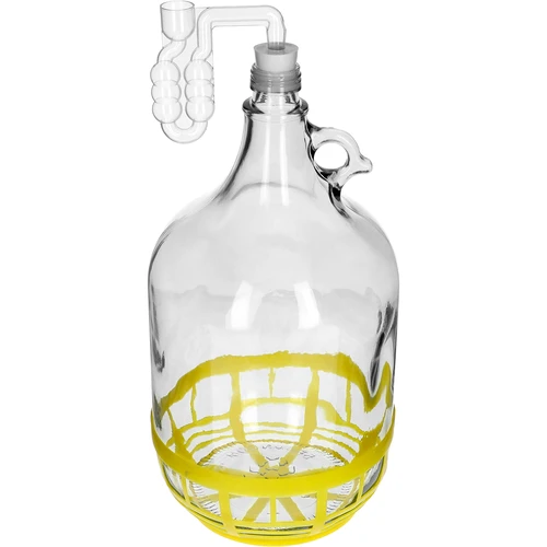 Dama 5L con tapón y tubo de fermentación y acc. - 4
