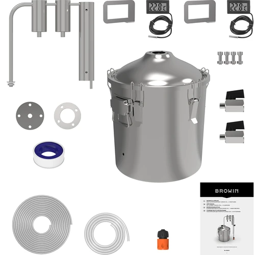 Destilador hawkSTILL 1.0 CONVEX 30 L - 2 decantadores - 3
