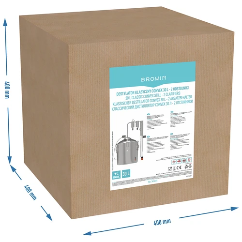 Destilador hawkSTILL 1.0 CONVEX 30 L - 2 decantadores - 10